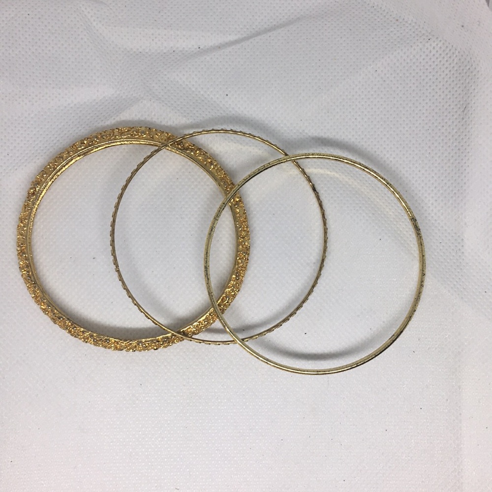 Gold Bracelet set of 3